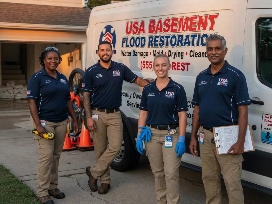 Basement Flood Cleanup company in Industry, TX