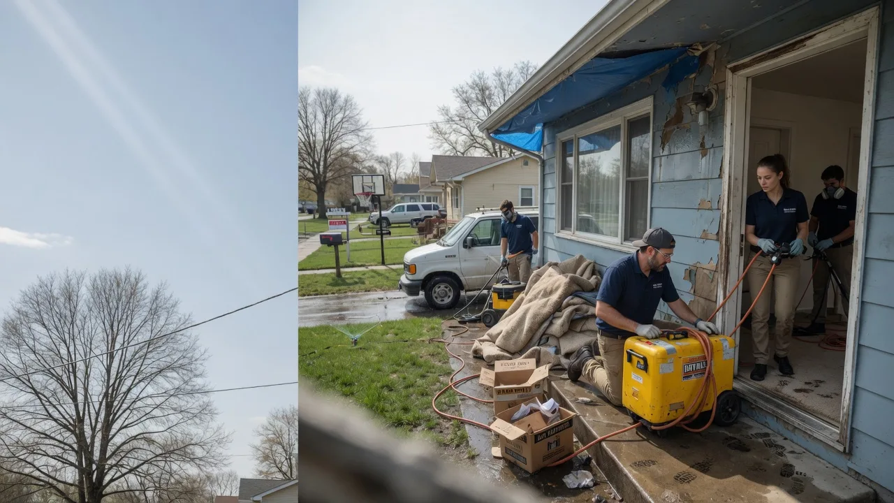 Basement Flood Cleanup in Industry, TX near me